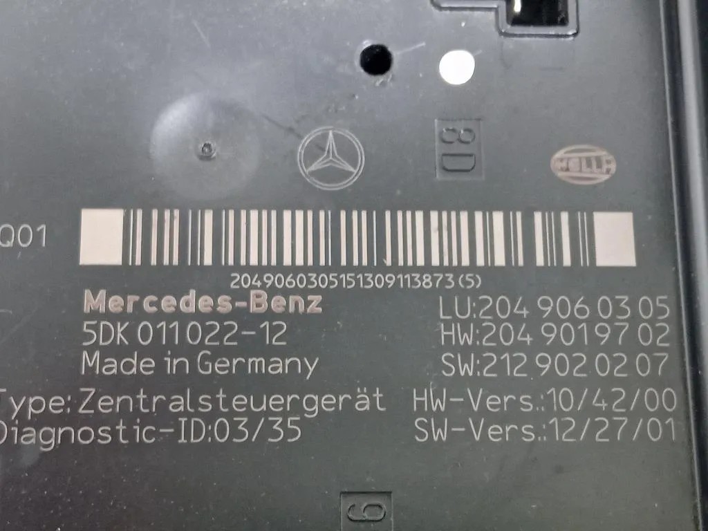 Scatola Fusibili 5DK011022-12 Mercedes Classe C W204 2011