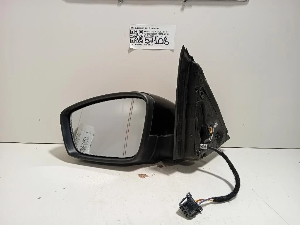 Retrovisore Esterno ANT SX 6V2857407 6 FILE Skoda Fabia NJ3 2018