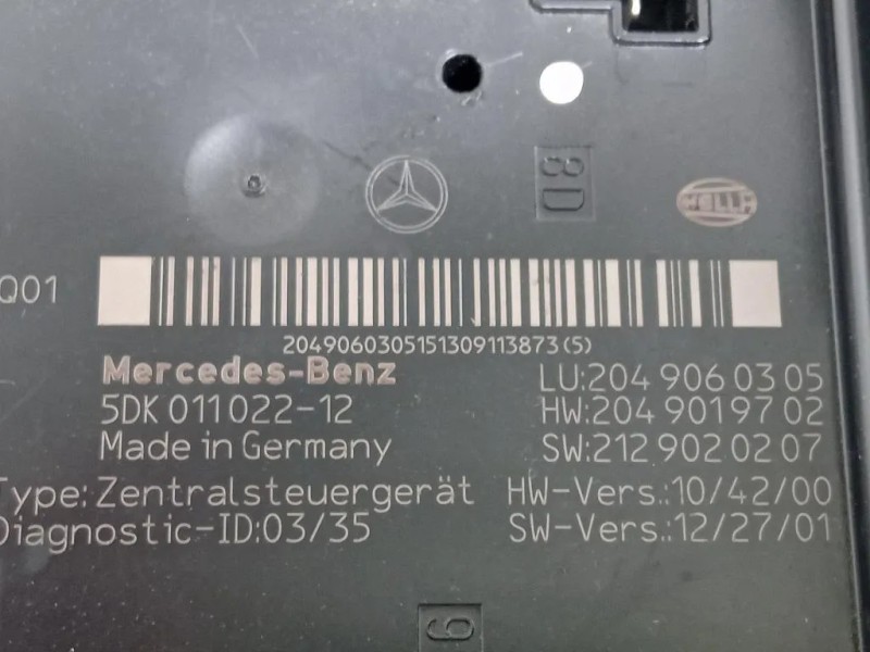 Scatola Fusibili 5DK011022-12 Mercedes Classe C W204 2011