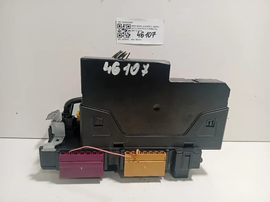 Scatola Fusibili 2049060205 Mercedes Classe C W204 2011