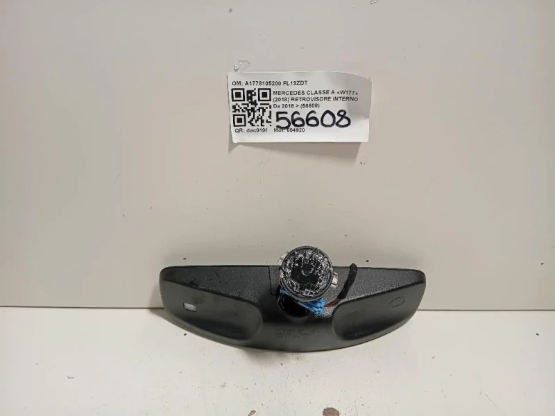 Retrovisore Interno A1778105200 Mercedes Classe A W177 2018