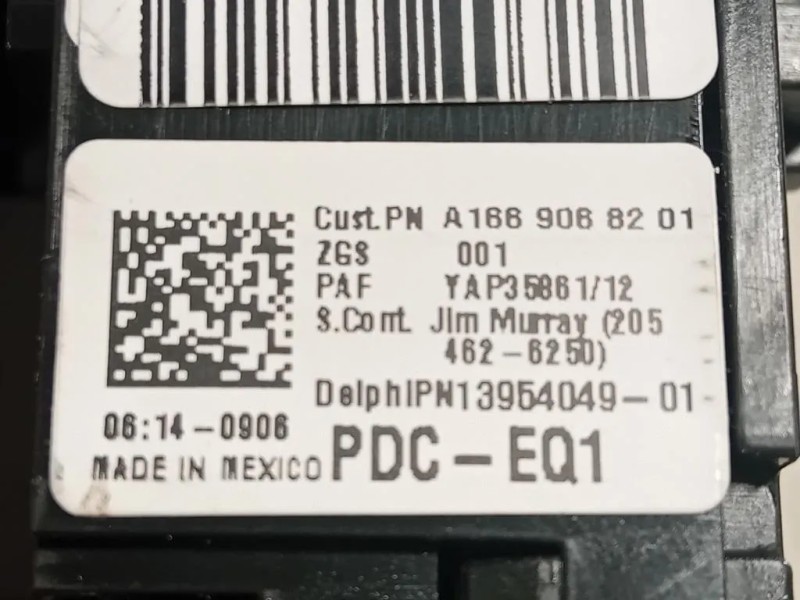 Scatola Fusibili A1669068201 Mercedes Classe GLE W166 2015