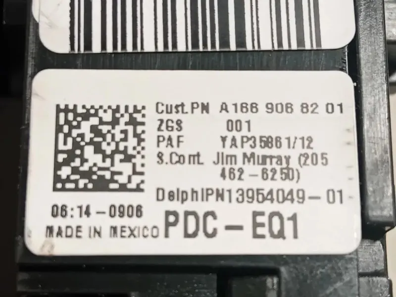 Scatola Fusibili A1669068201 Mercedes Classe GLE W166 2015