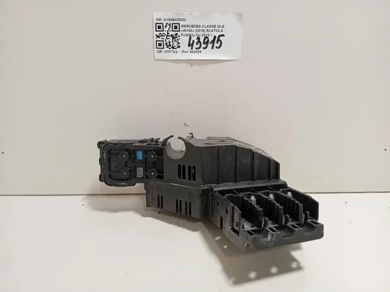 Scatola Fusibili A1665405202 Mercedes Classe GLE W166 2015