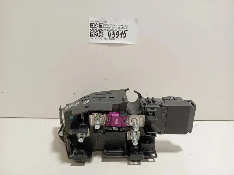 Scatola Fusibili A1665405202 Mercedes Classe GLE W166 2015