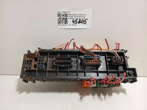 Scatola Fusibili A1665402350 Mercedes Classe GLE W166 2015