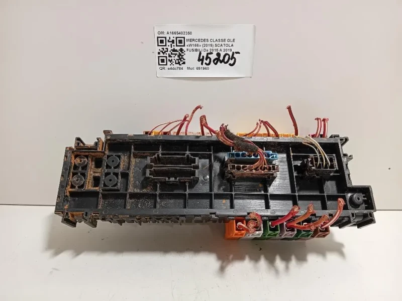 Scatola Fusibili A1665402350 Mercedes Classe GLE W166 2015