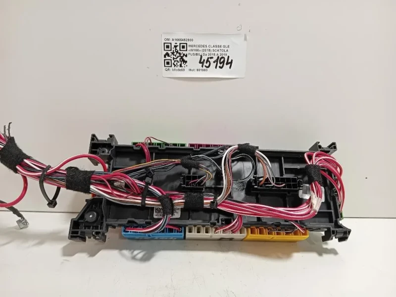 Scatola Fusibili A1665452900 Mercedes Classe GLE W166 2015