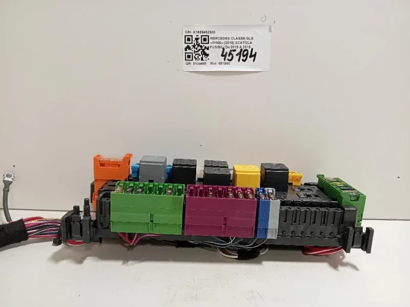 Scatola Fusibili A1665452900 Mercedes Classe GLE W166 2015