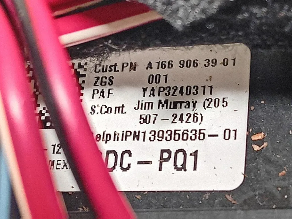 Scatola Fusibili A1669063901 Mercedes Classe ML W166 2012