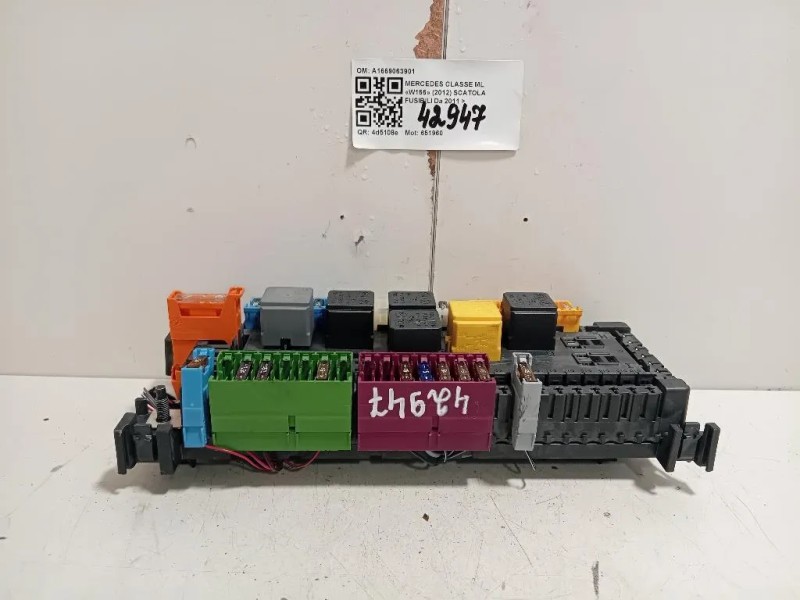 Scatola Fusibili A1669063901 Mercedes Classe ML W166 2012
