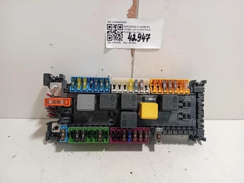 Scatola Fusibili A1669063901 Mercedes Classe ML W166 2012