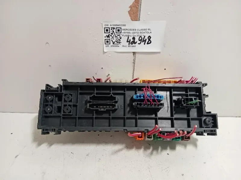 Scatola Fusibili A1665402350 Mercedes Classe ML W166 2012