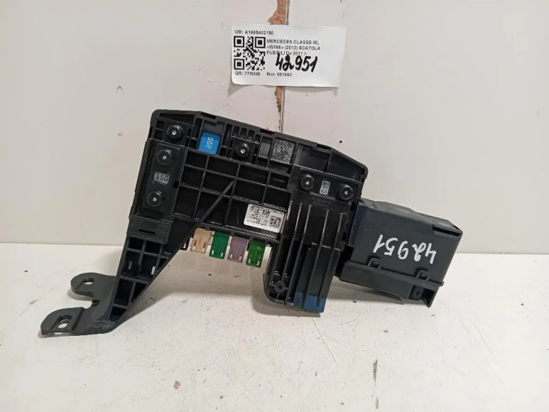 Scatola Fusibili A1665402150 Mercedes Classe ML W166 2012