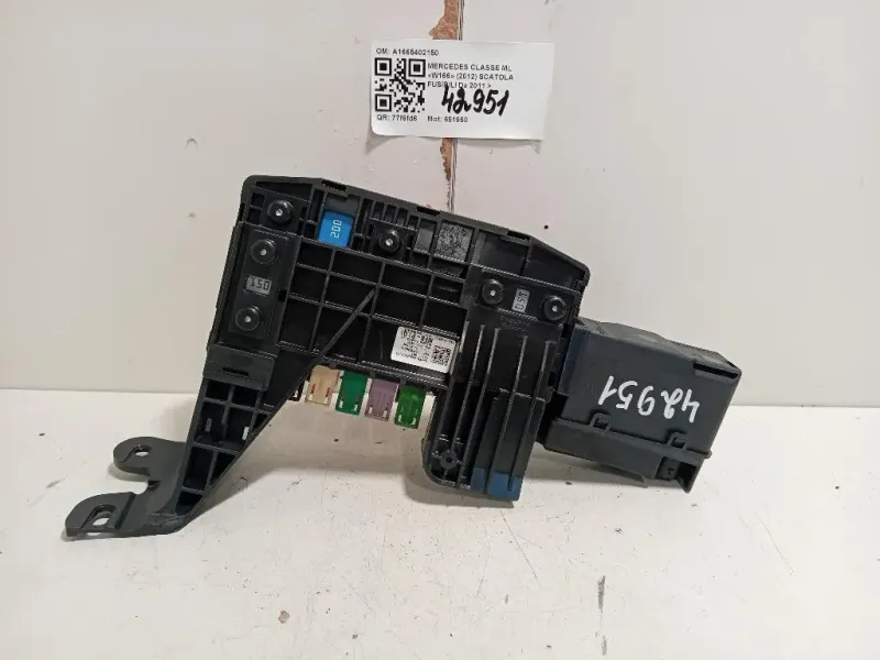 Scatola Fusibili A1665402150 Mercedes Classe ML W166 2012