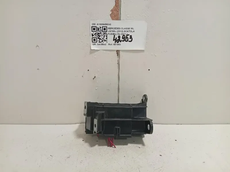 Scatola Fusibili A1665459840 Mercedes Classe ML W166 2012