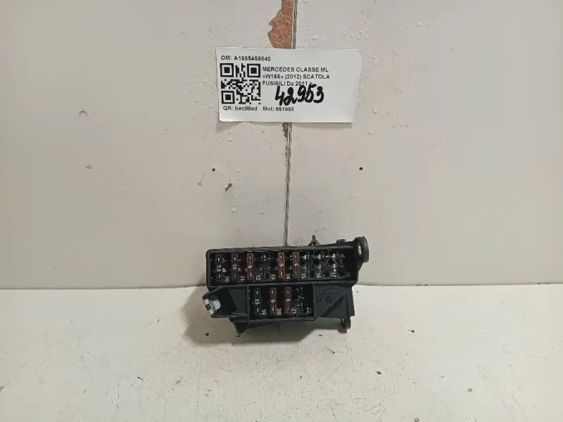 Scatola Fusibili A1665459840 Mercedes Classe ML W166 2012