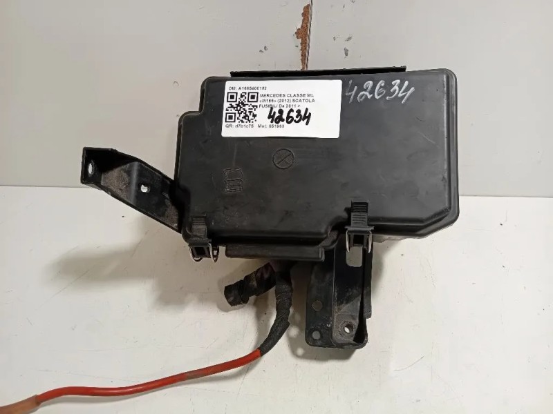 Scatola Fusibili A1665400182 Mercedes Classe ML W166 2012
