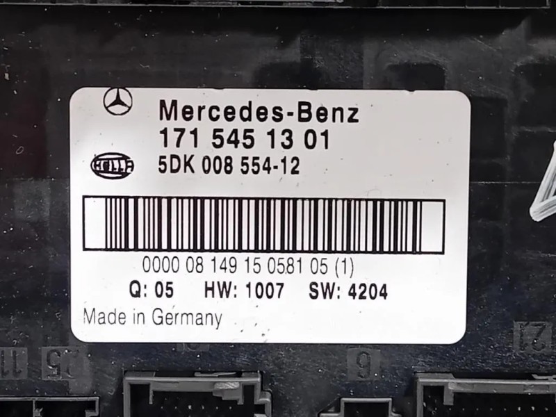 Scatola Fusibili A171 545 13 01 Mercedes Classe SLK R171 2004