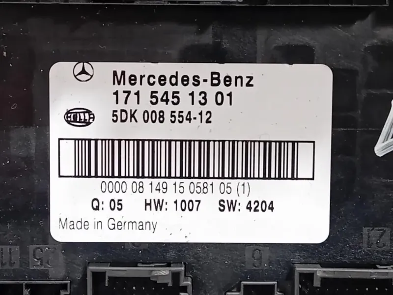 Scatola Fusibili A171 545 13 01 Mercedes Classe SLK R171 2004