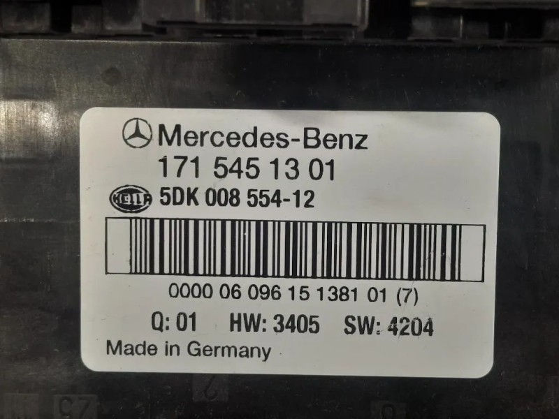 Scatola Fusibili 171 545 13 01 Mercedes Classe SLK R171 2008