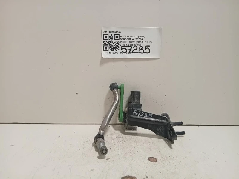 Sensore Altezza Proiettore POST DX 4H0907503 Audi A6 4GC 2016