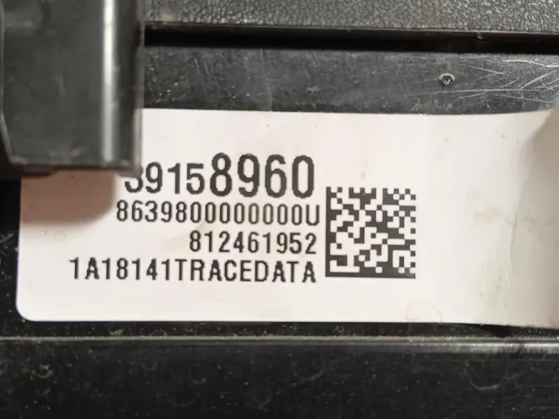 Scatola Fusibili 39158960 Opel Astra K 2016