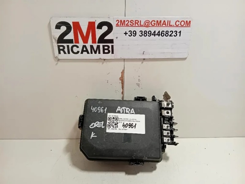 Scatola Fusibili 39158960 Opel Astra K 2016