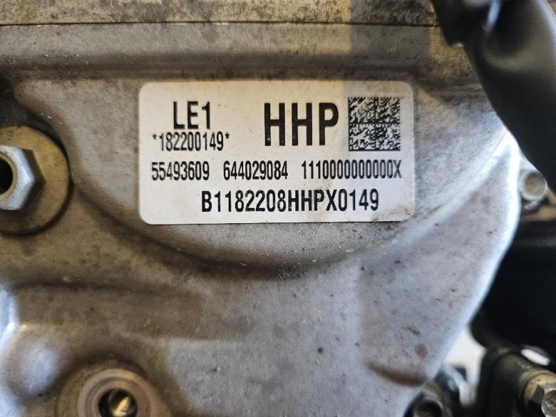 Motore Completo D16SHT 200 CV 147 KW Opel Astra K 2016