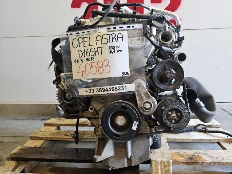 Motore Completo D16SHT 200 CV 147 KW Opel Astra K 2016