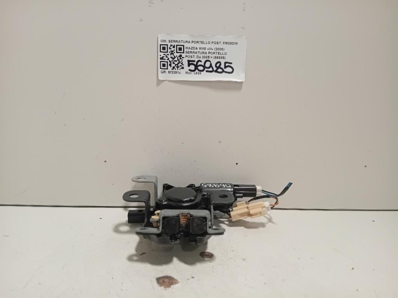 Serratura Portello POST SERRATURA PORTELLO POST Mazda MX5 III 2006