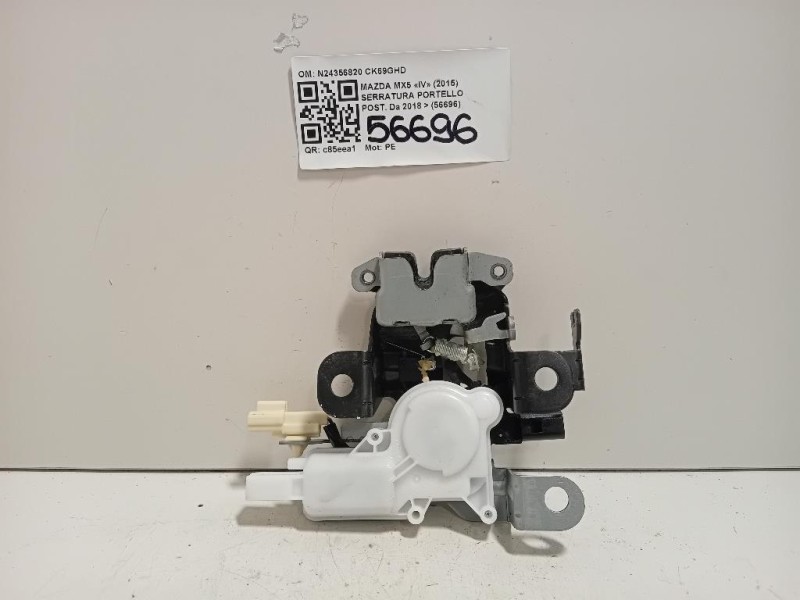 Serratura Portello POST N24356820 Mazda MX5 IV 2015