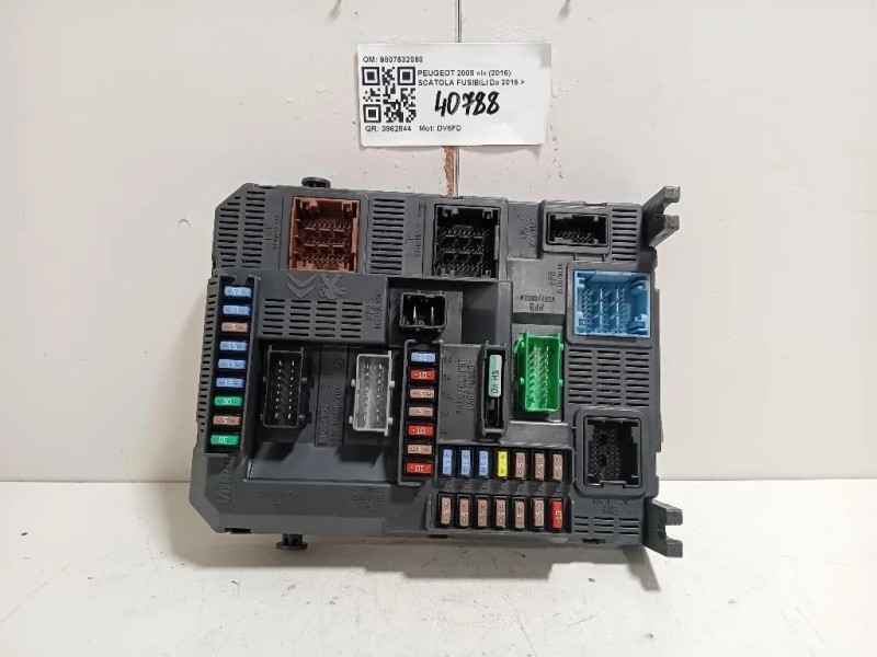 Scatola Fusibili 9807532080 Peugeot 2008 I 2016