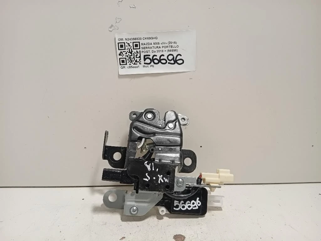 Serratura Portello POST N24356820 Mazda MX5 IV 2015