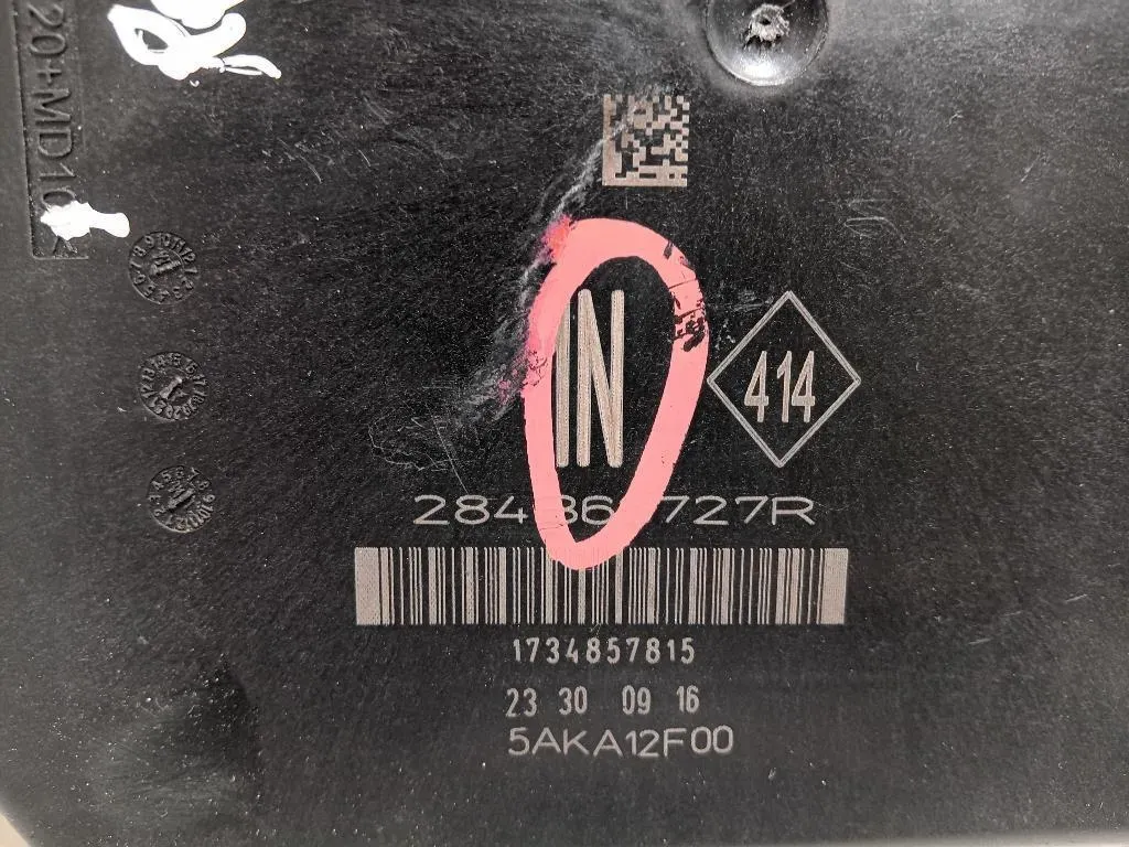 Scatola Fusibili 284866722R Renault Mégane IV 2016