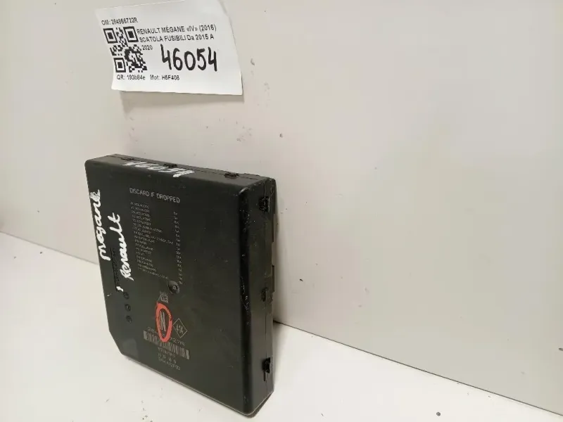 Scatola Fusibili 284866722R Renault Mégane IV 2016