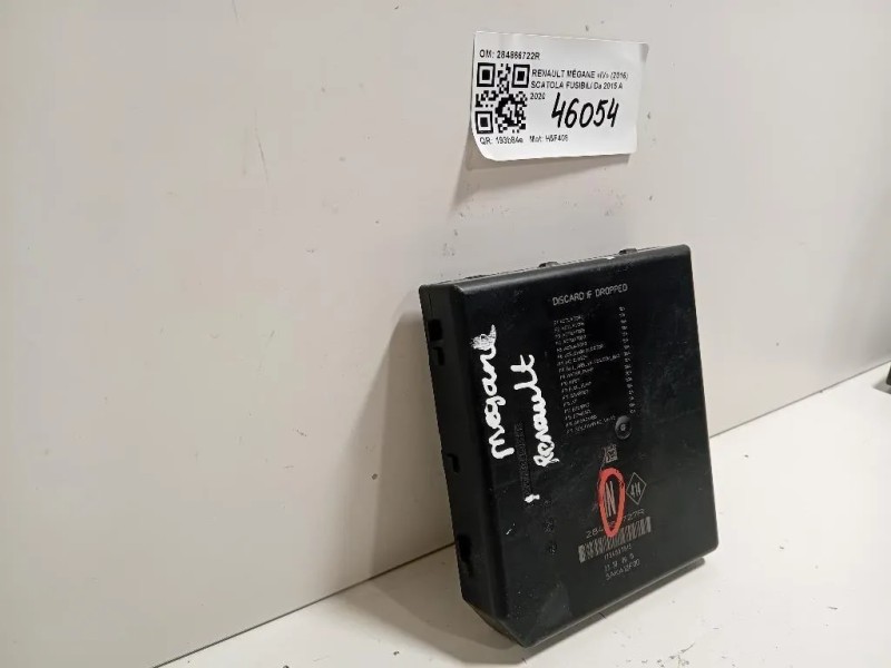 Scatola Fusibili 284866722R Renault Mégane IV 2016