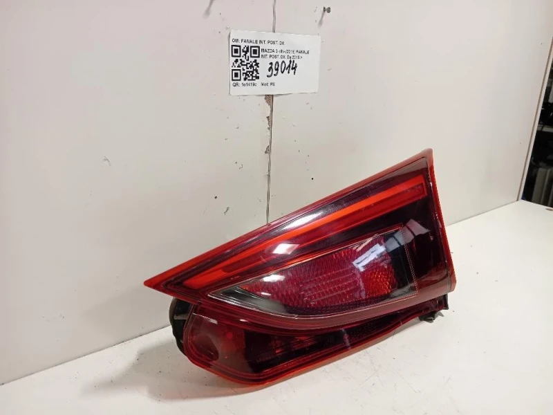 Fanale INT POST DX B45C-513F0 Mazda 3 III 2016