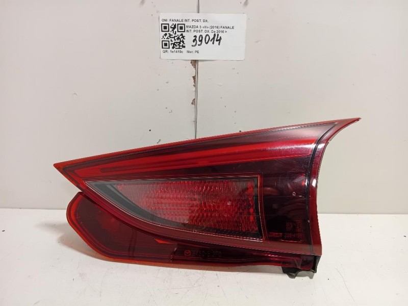 Fanale INT POST DX B45C-513F0 Mazda 3 III 2016