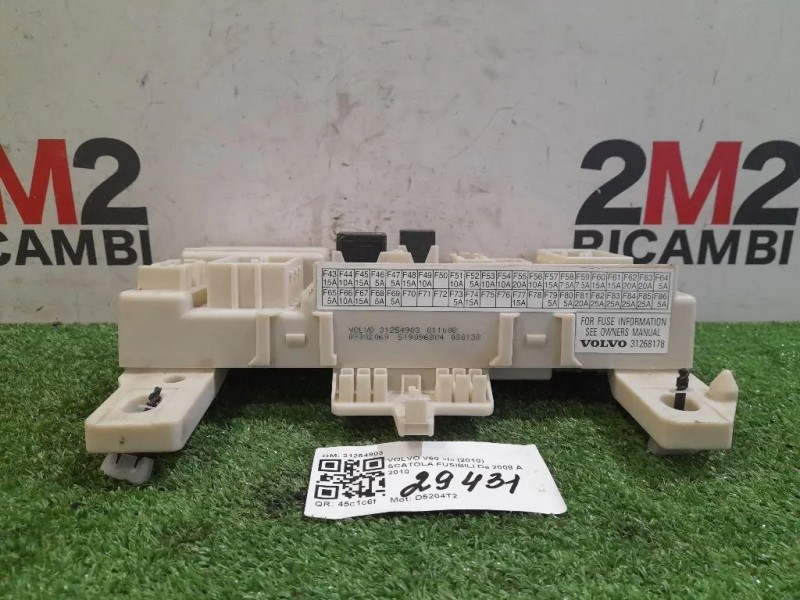Scatola Fusibili 31254903 Volvo V60 I 2010