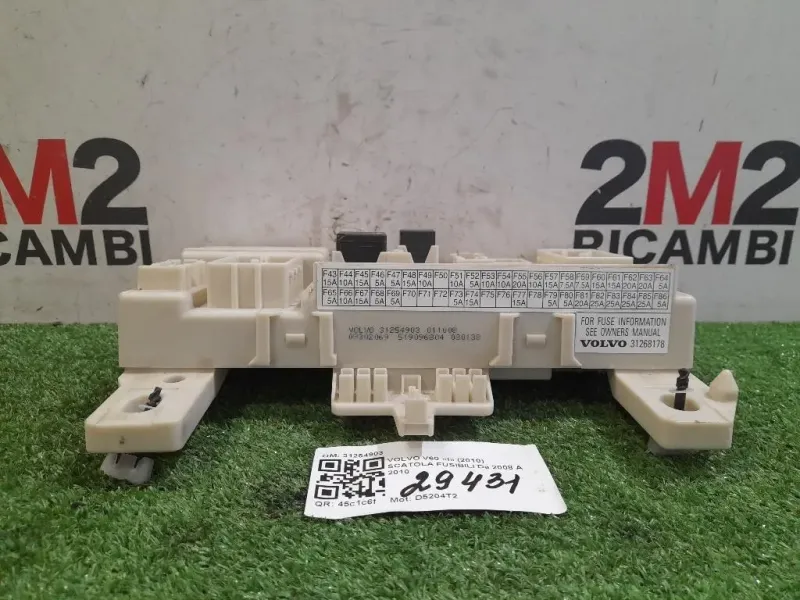 Scatola Fusibili 31254903 Volvo V60 I 2010