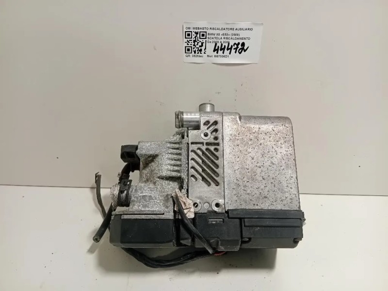 Scatola Riscaldamento WEBASTO RISCALDATORE AUSILIARIO 6412691894202 Bmw X5 E53 2000