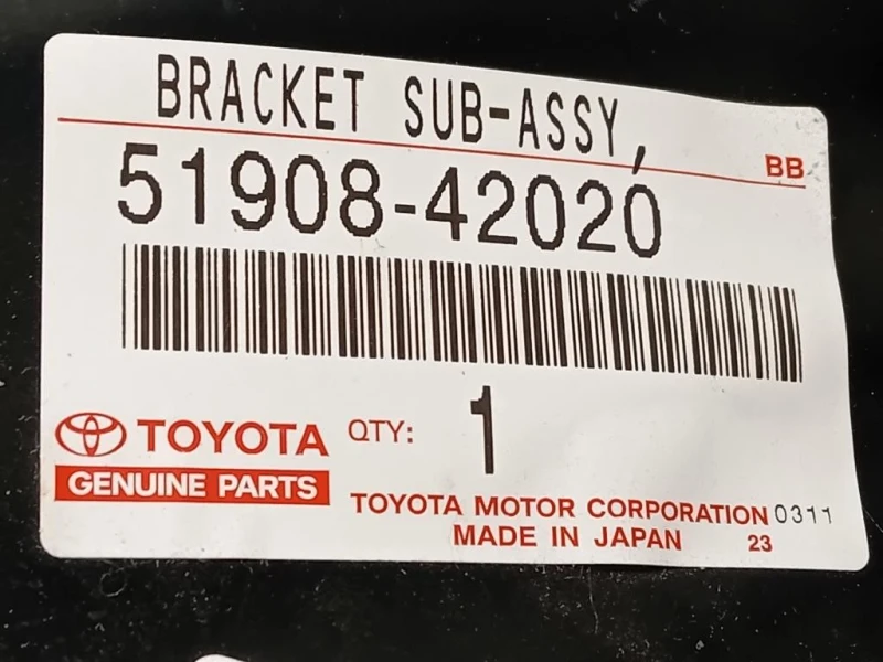 Supporto Ruota DI Scorta POST 51908-42020 Toyota RAV 4 II 2000