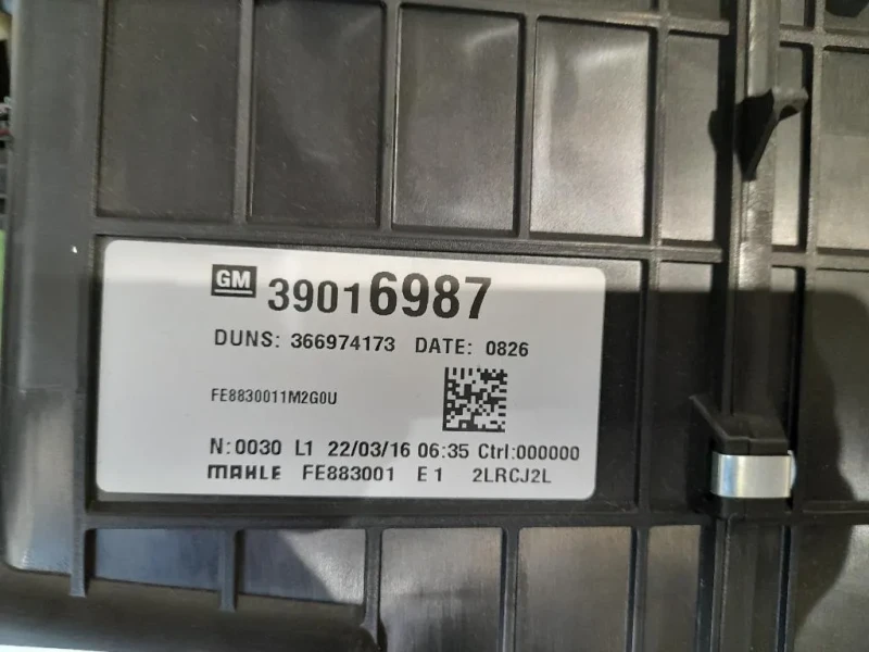 Scatola Riscaldamento 39016987 Opel Astra K SW 2016