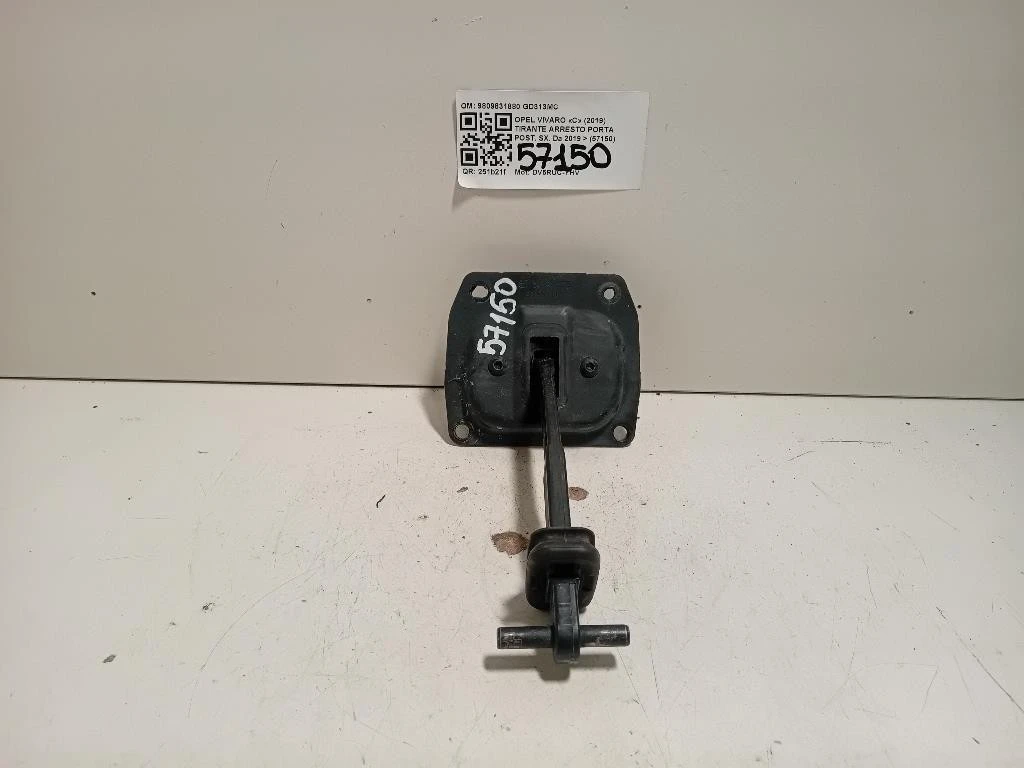 Tirante Arresto Porta POST SX 9809831880 Opel Vivaro C 2019