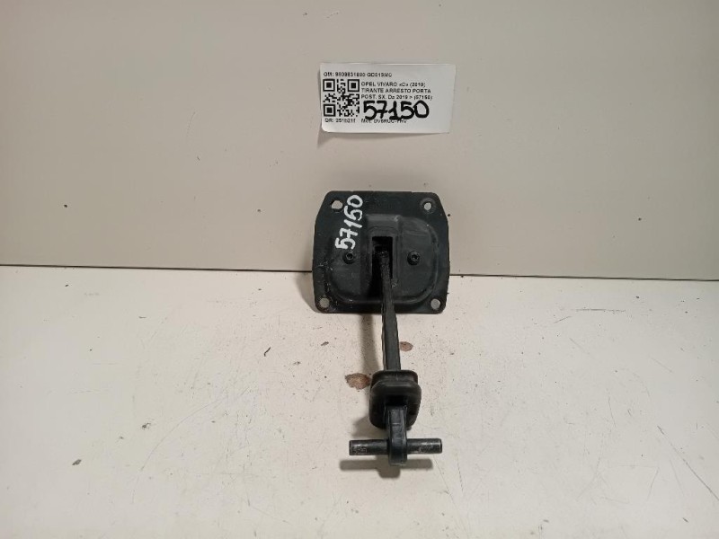 Tirante Arresto Porta POST SX 9809831880 Opel Vivaro C 2019