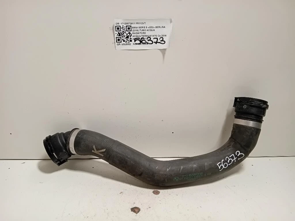 TUBO Acqua Radiatore Acquatermostato 17128572911 Bmw Serie 5 G30 Berlina 2016