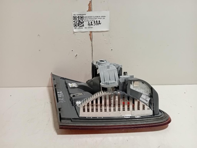 Fanale INT POST DX A2469066400 Mercedes Classe B W246 2012