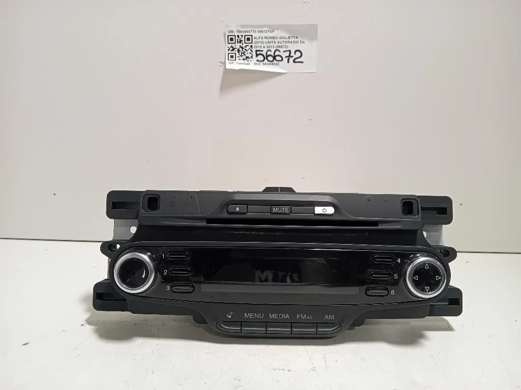 Unità Autoradio 1560968770 Alfa Romeo Giulietta 2010