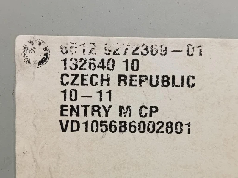 Unità Autoradio 65129272369 Bmw Serie 1 F20 Berlina 2012